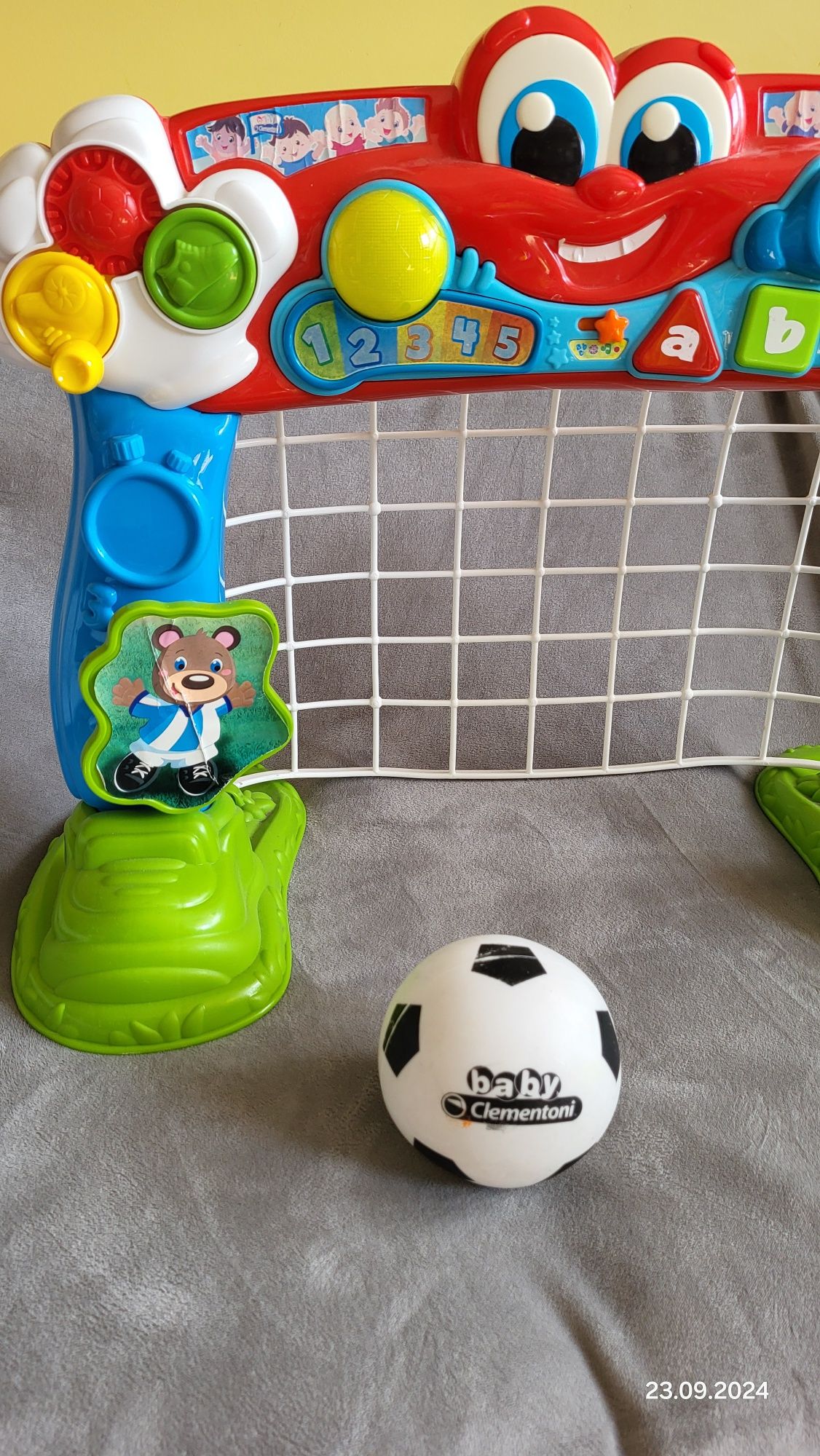 Bramka baby clementoni piłka nożna interaktywna mówi