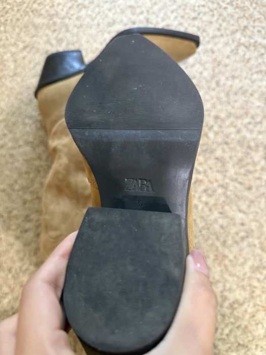 козаки/чоботи zara 37 розмір
