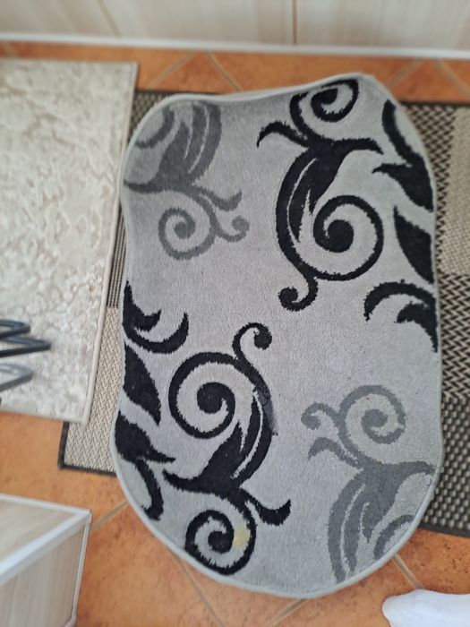 Килимок коврик  сірий