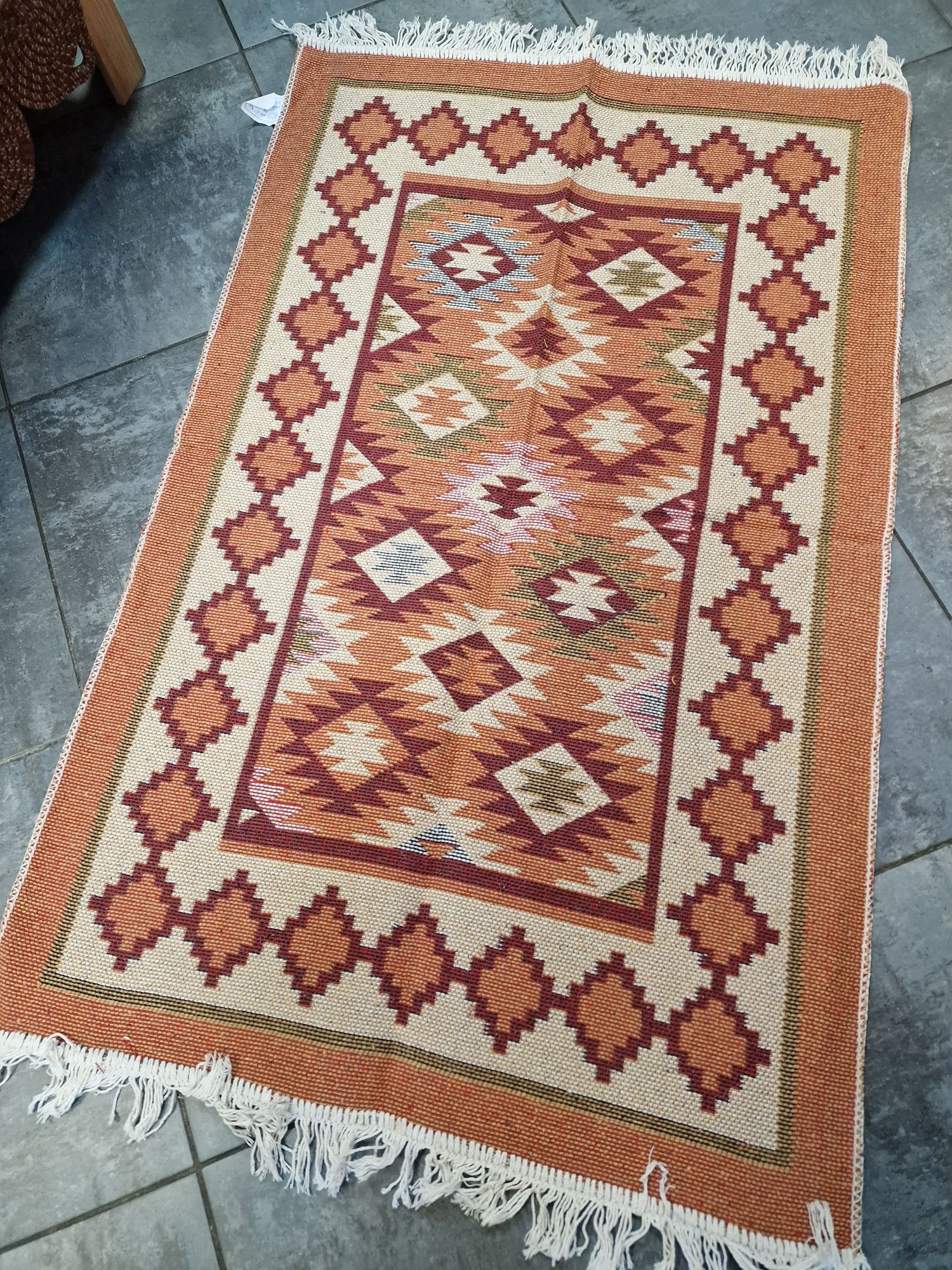 Tureckie dywaniki typu kilim 80x125 dwustronne