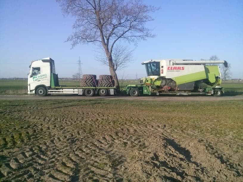 Transport Claas Lexion 410,420,430,440,450,460,470,480,520,530,540,550