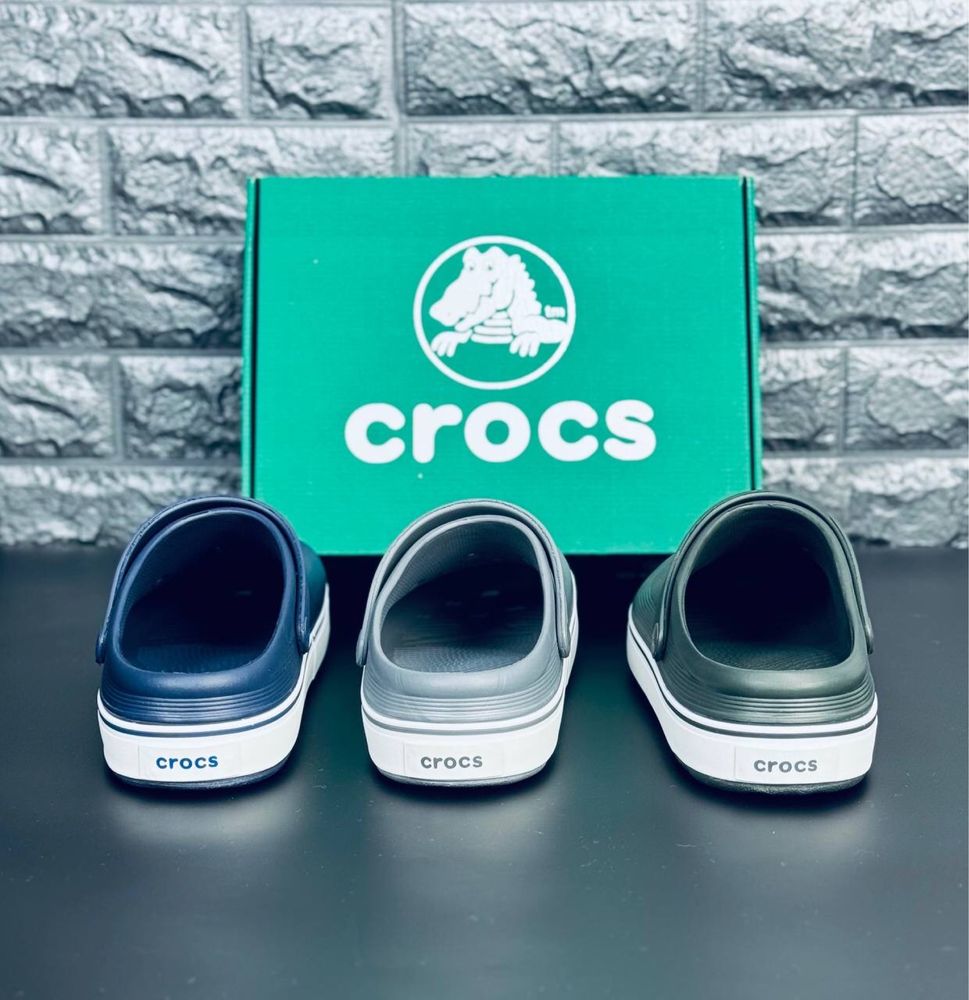 Мужские сабо Crocs Шлепки кроксы тапочки пляжные Новинка сезона!