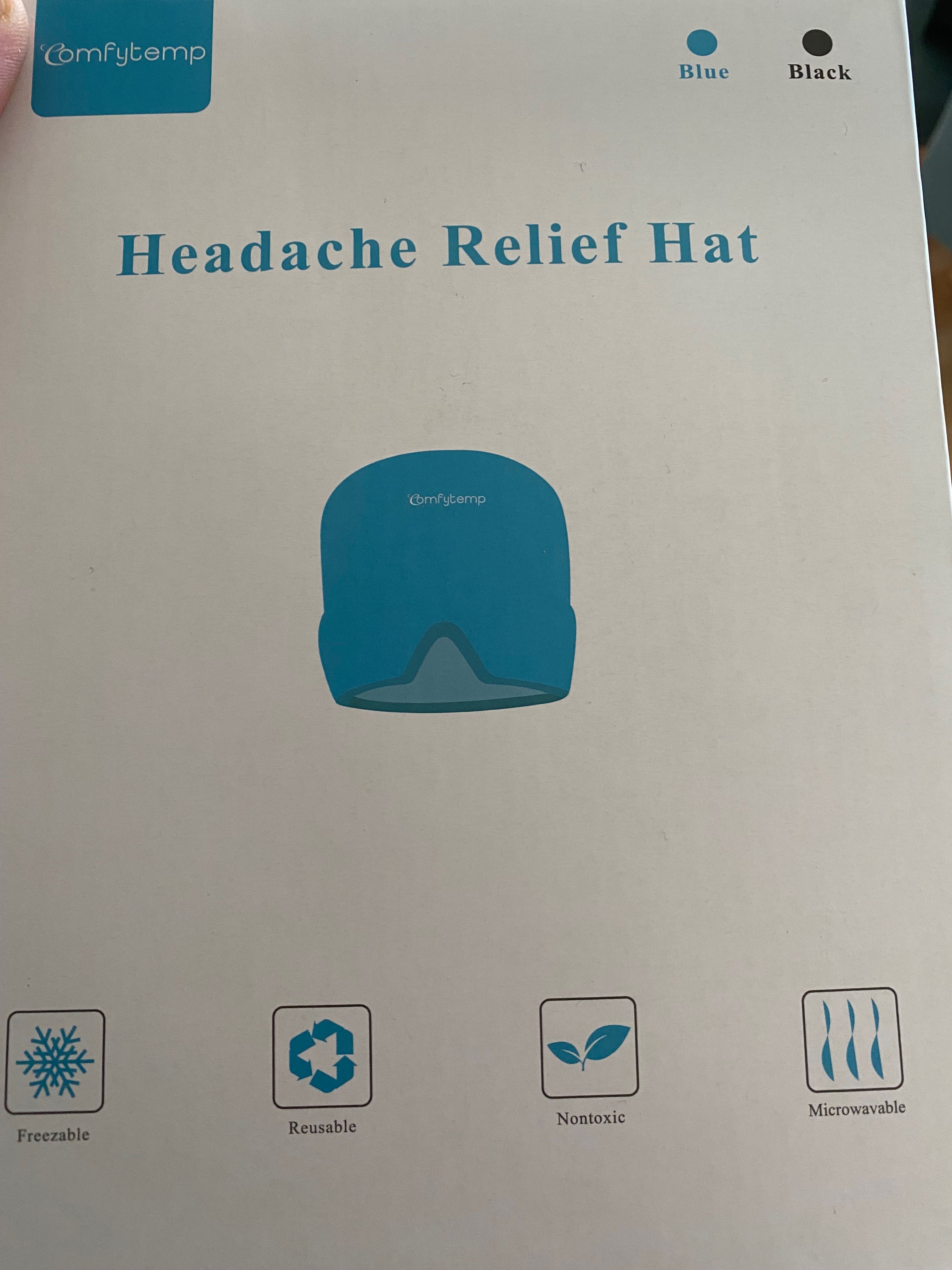 Maska żelowa na ból głowy migrenę