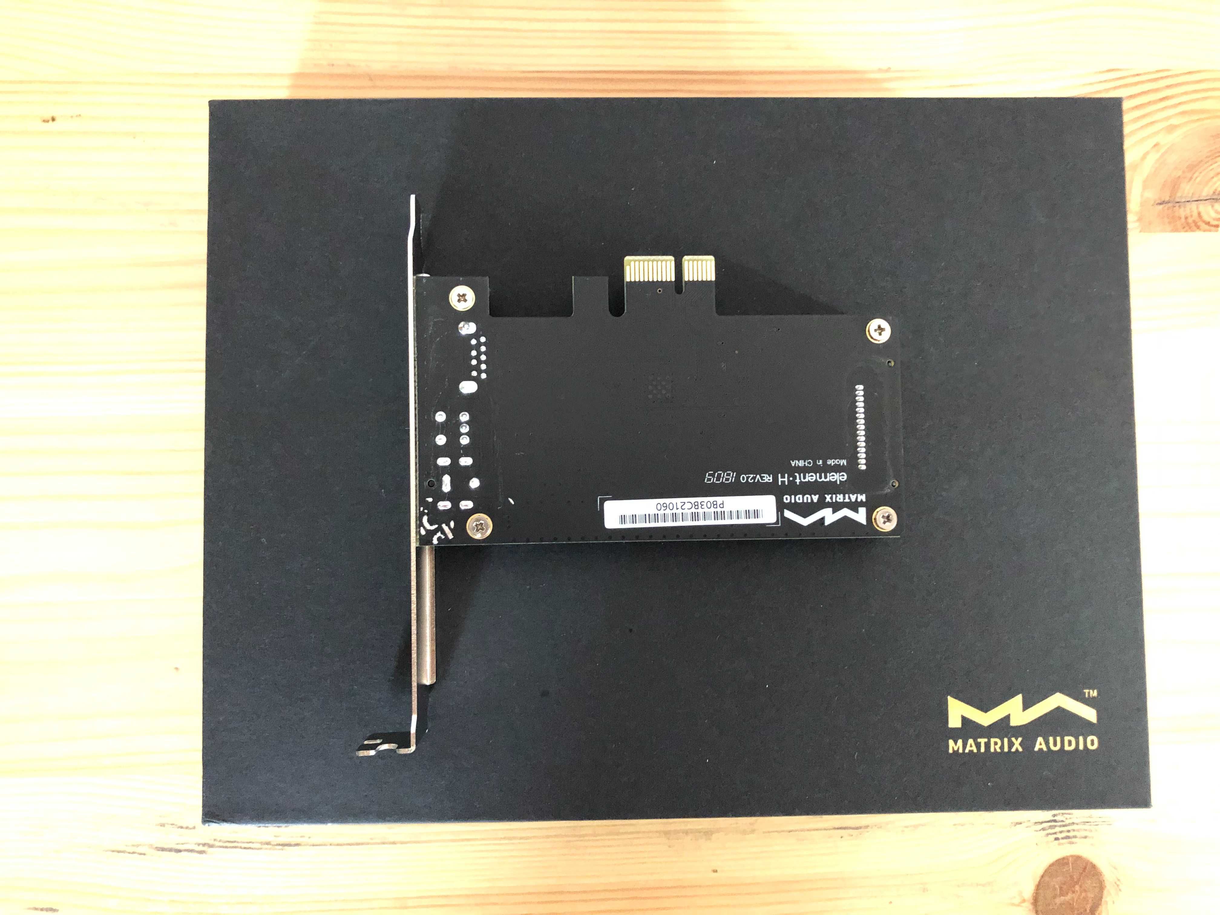 Placa de Som Matrix Element  H USB 3.0 + Powersupply Ifi