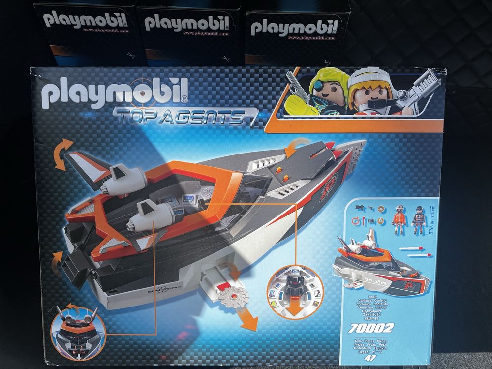 Playmobil, Top agents 70002 корабель 40 см