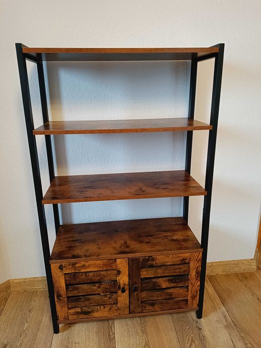 Regał loft z szafką