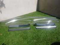 Frisos exteriores e soleiras cromadas originais para bmw e46