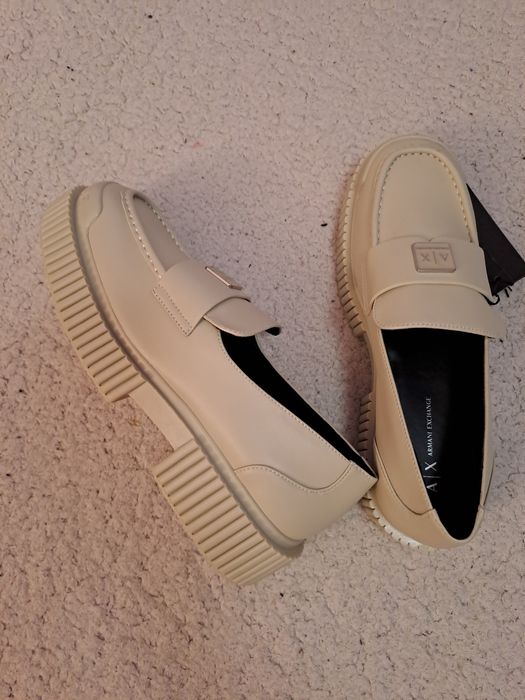 Шкіряні туфлі, мокасини Armani Exchange