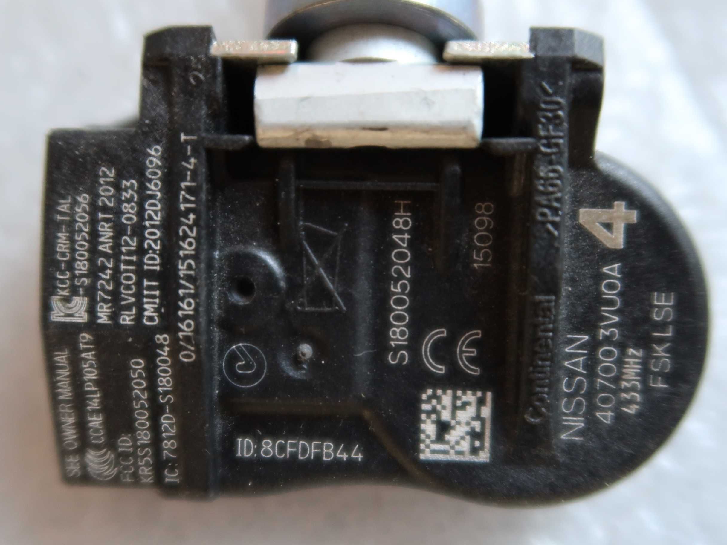 Czujnik ciśnienia powietrza w oponie TPMS Nissan