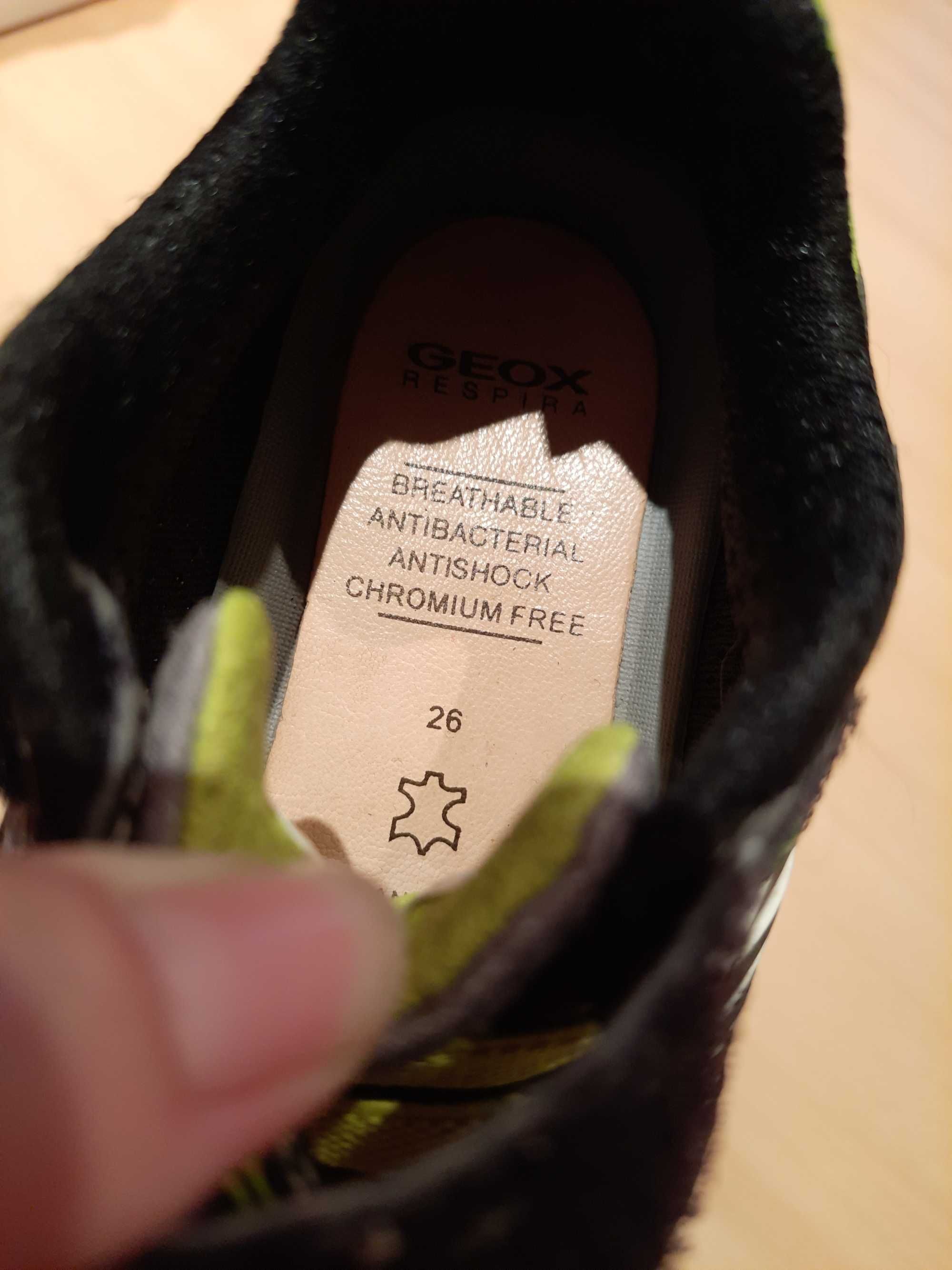 Adidasy Świecące Geox Respira, r.26 ubrane kilka razy!