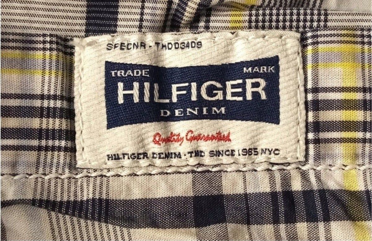 Wr) TOMMY HILFIGER oryginalna koszula krótki rękaw kratka Roz.M