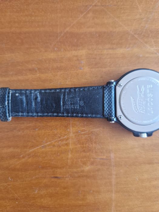 Relógio Lacoste homem, anos 1990, com pulseira original da marca