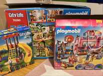 5 zestawow playmobil plus dodatki