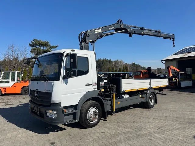 Mercedes-Benz ATEGO 1527 Euro6 HDS HIAB XS 122 pilot wyjscie na rotor, wywrotka