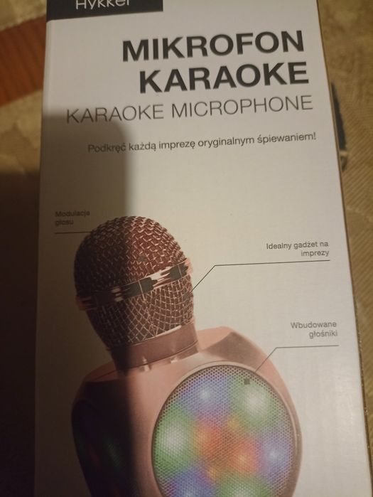Fantastyczny mikrofon karaoke.