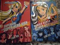 2x książki DC Super Hero girls. Supergirl. Wonder woman. Zestaw