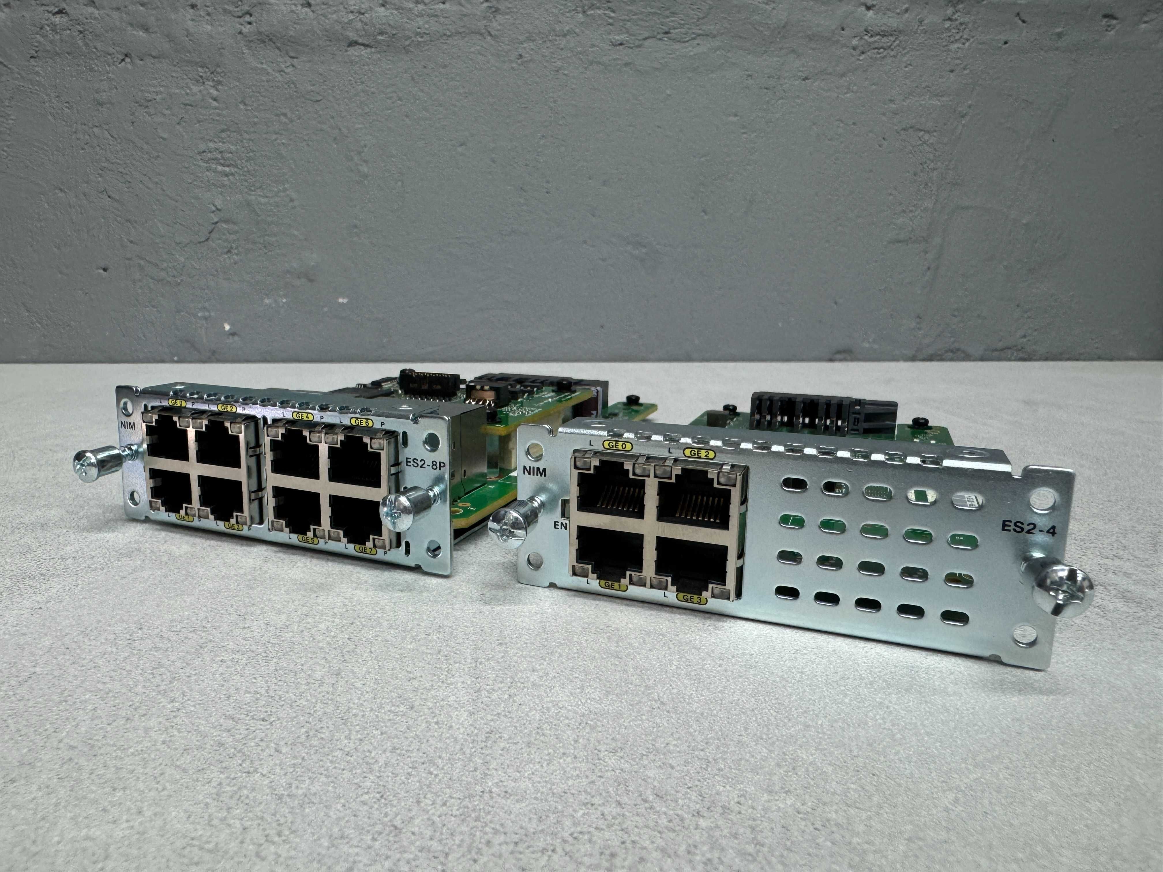 Модули на 4- 8 портов Cisco NIM-ES2-4 /NIM-ES2-8 безнал/гарантия