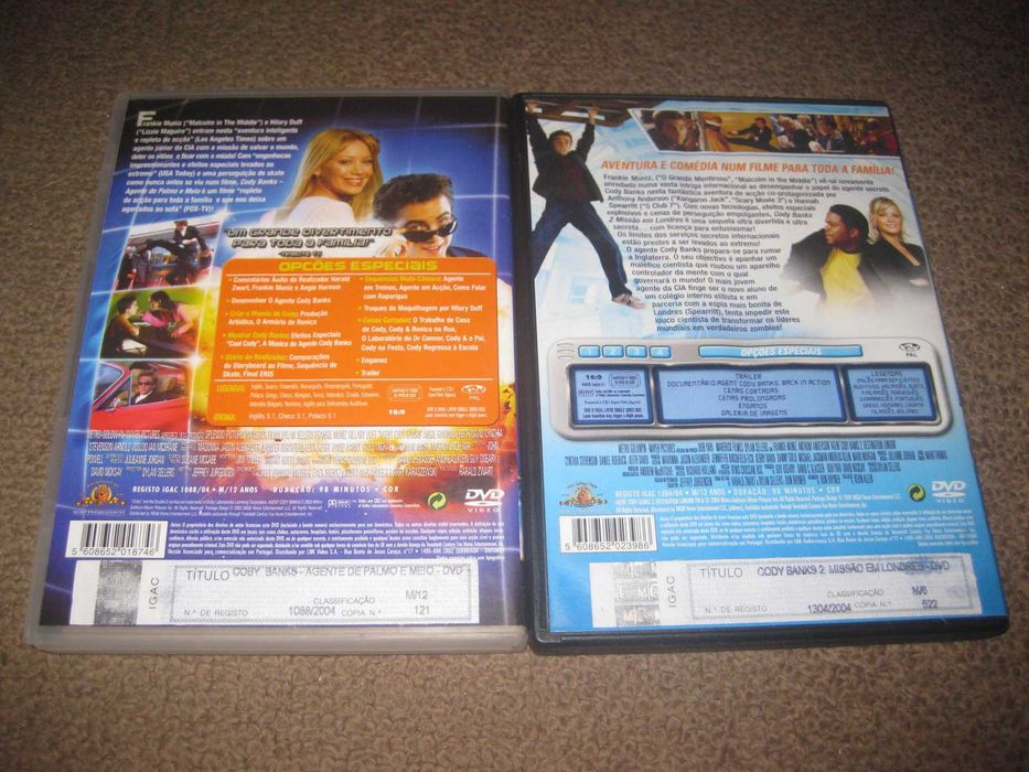 Colecção Completa em DVD "Cody Banks"