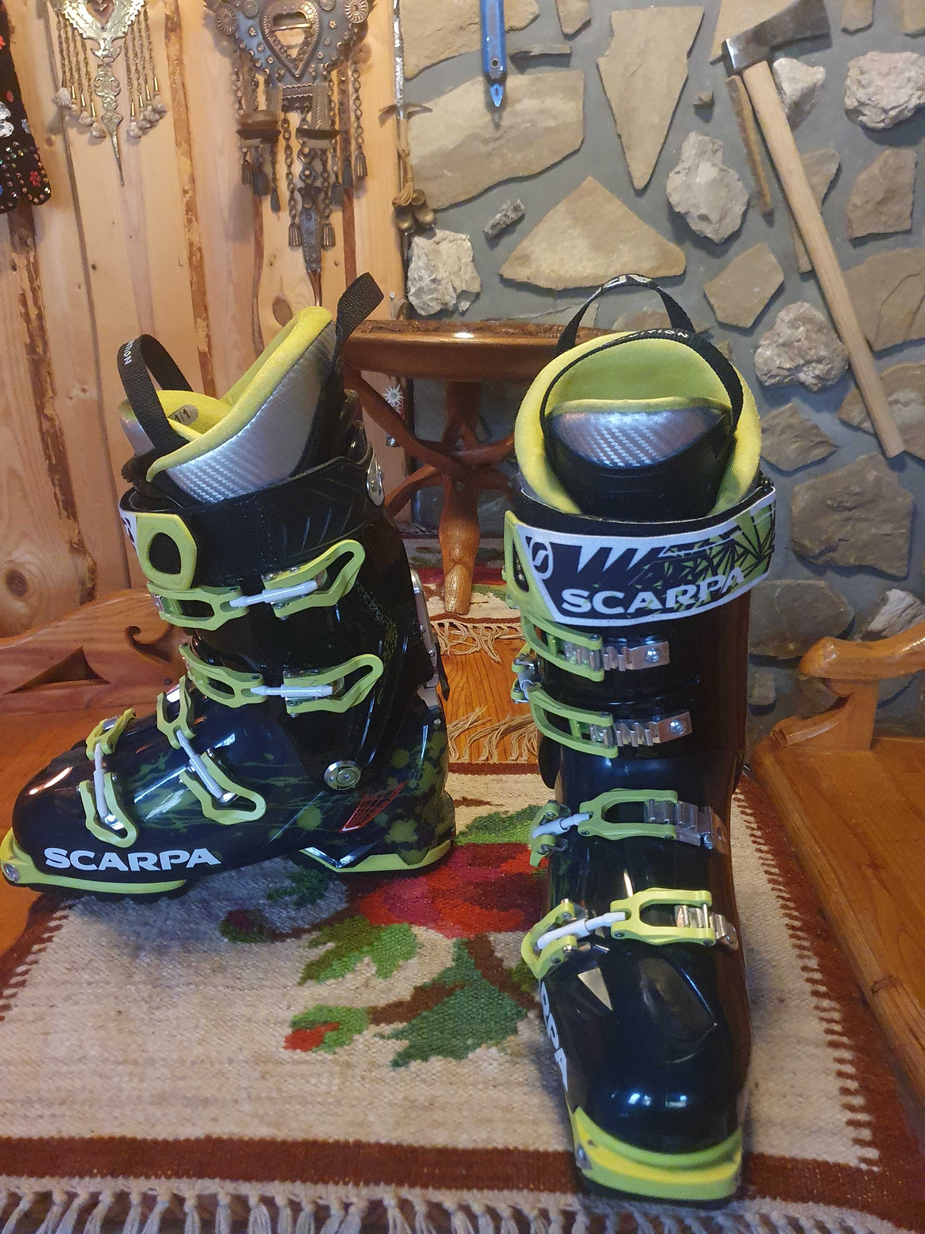 SCARPA carbon core skitour freeride flex 120 nr.27 eu 42 JAK NÓWKI