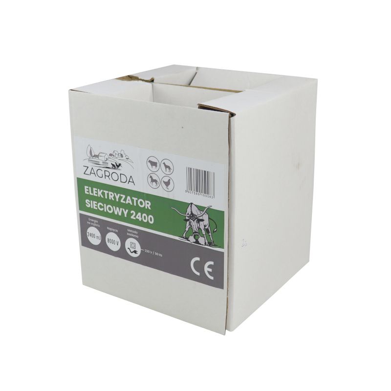Elektryzator pastuch sieciowy 2400 mJ na owce bydła sarny ZAGRODA