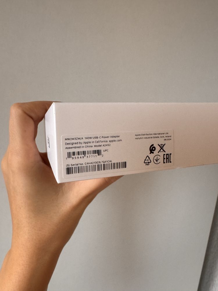 Power adapter Mac 140w оригінальна зарядка блок живлення для ноутбука