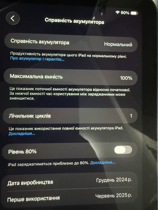 Продам планшет  iPad(A16)128gb wi-fi