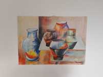 Obraz nowoczesny wazony 70/50 cm