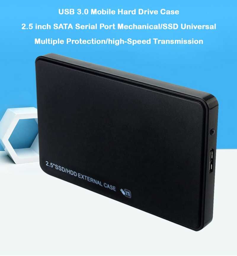Внешний карман для HDD/SSD 2.5" USB 3.0 to SATA III (белый)