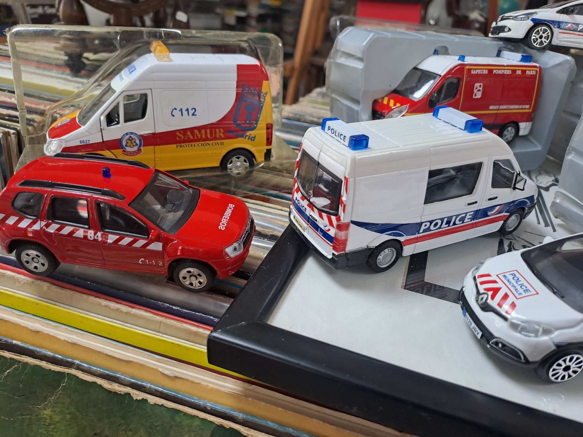 Carrinhos miniatura Gnr/Inem/Policia
