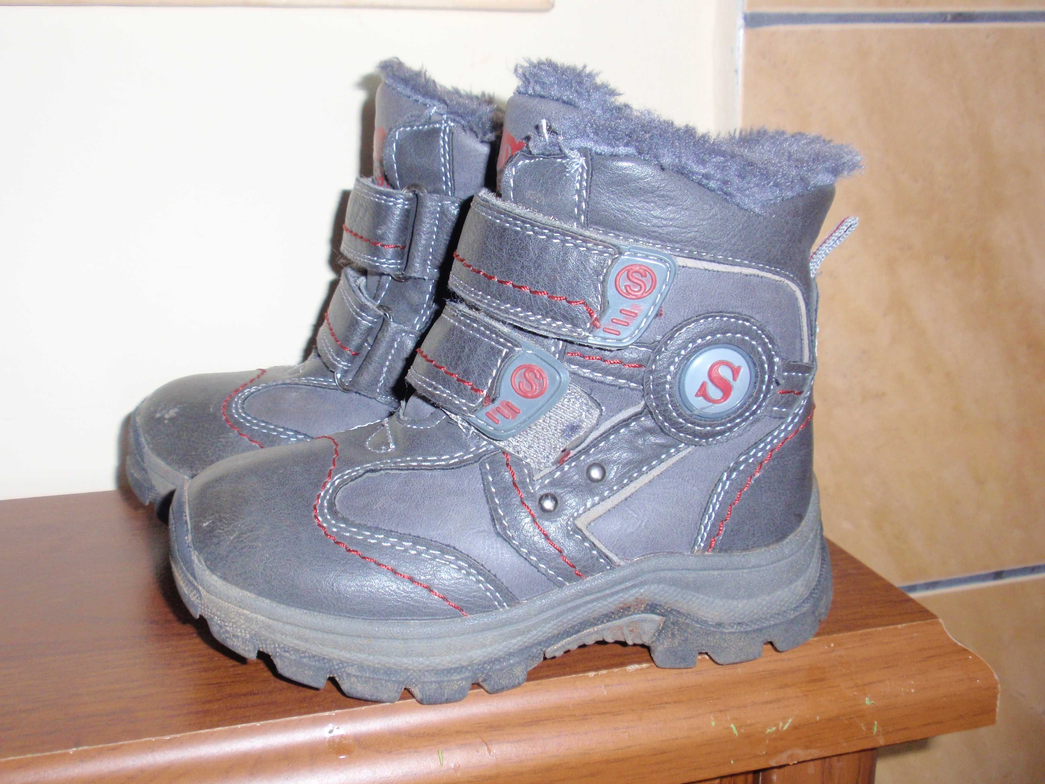 Buty zimowe dla chłopca r.25