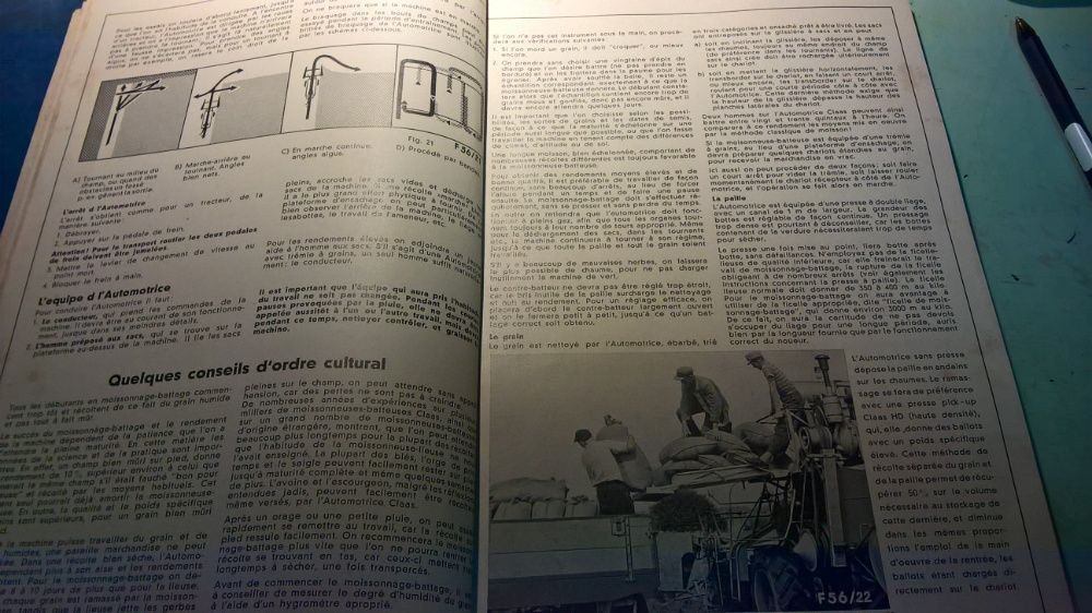 Manual Ceifeira CLAAS Matador Gigante de 1967