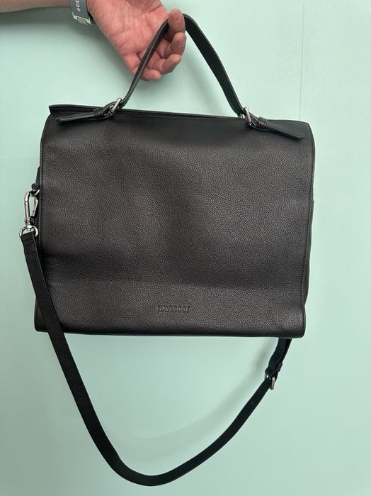 Сумка Navybot, натуральна зерниста шкіра