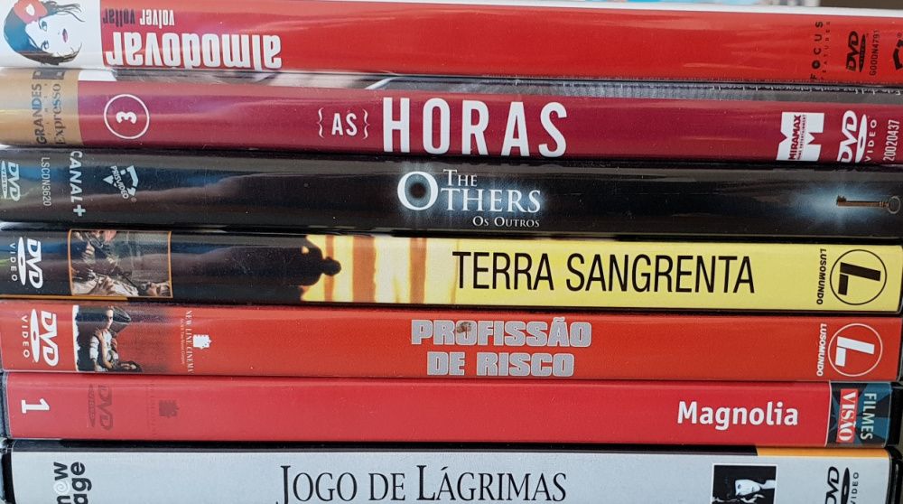 Dvds de vários filmes