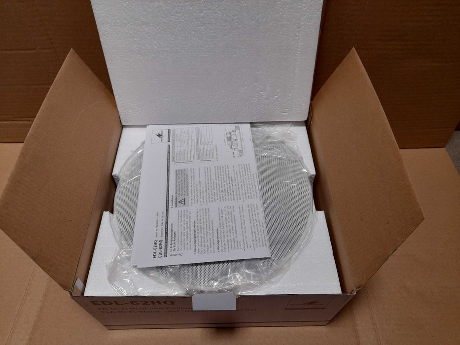 Nowy głośnik sufitowy MONACOR EDL-62HQ