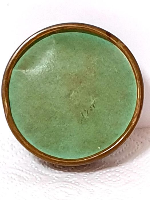 Linda  rara, antiga caixa de pó de arroz  Sec. XIX