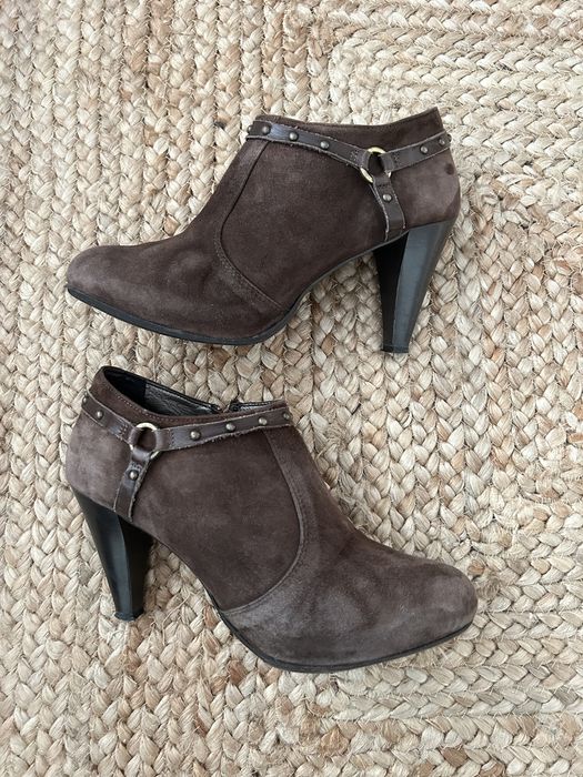 Botas/botins castanhos