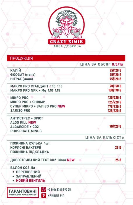 Аквариумные удобрения, удо для аквариума