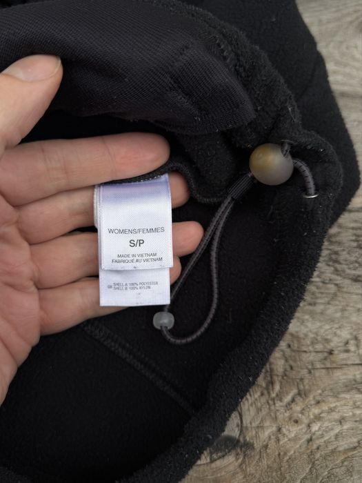 Czarna rozpinana bluza polar fleece  wpinka The North Face, rozmiar S