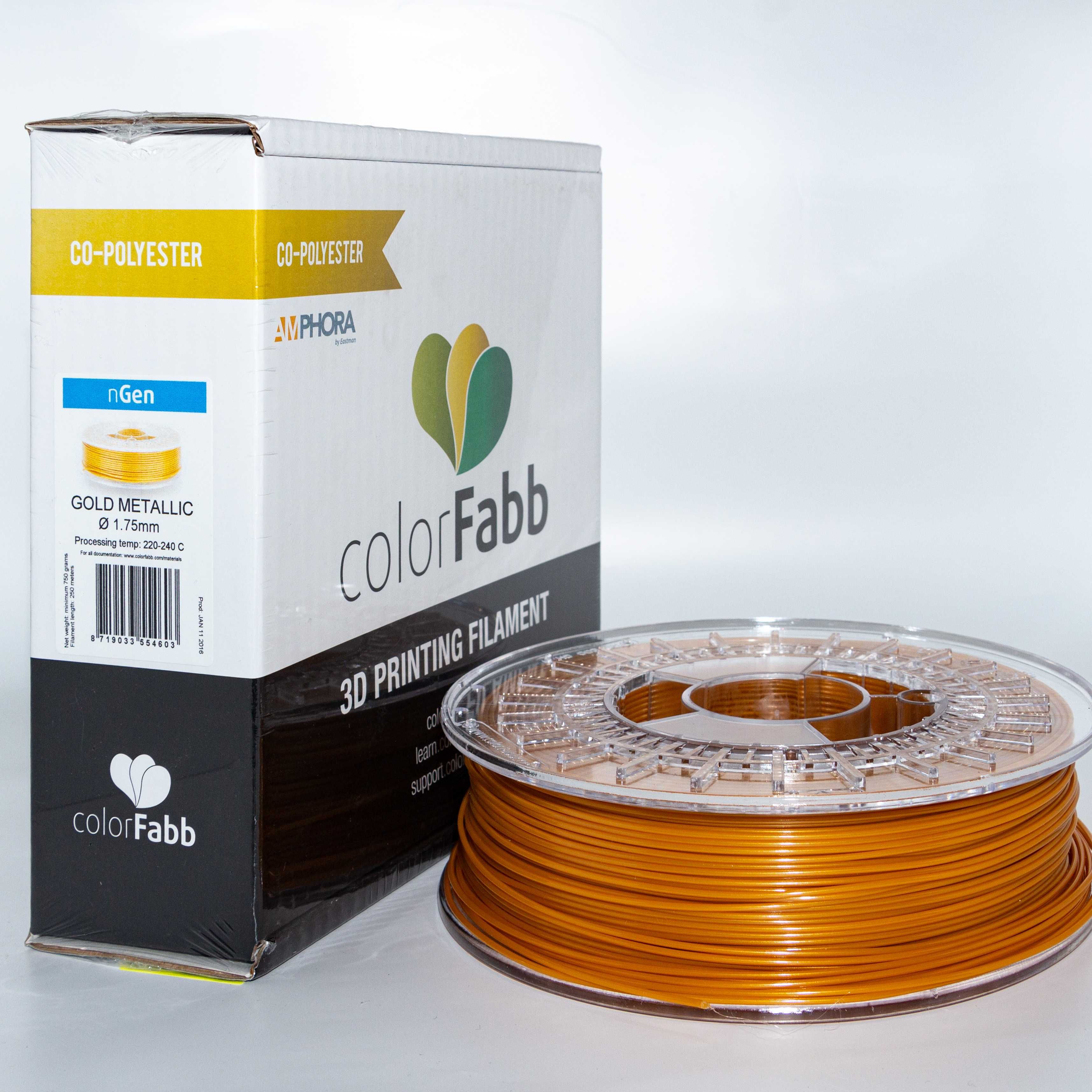Filamento 3D NGEN GOLD METALLIC 1,75mm /750g