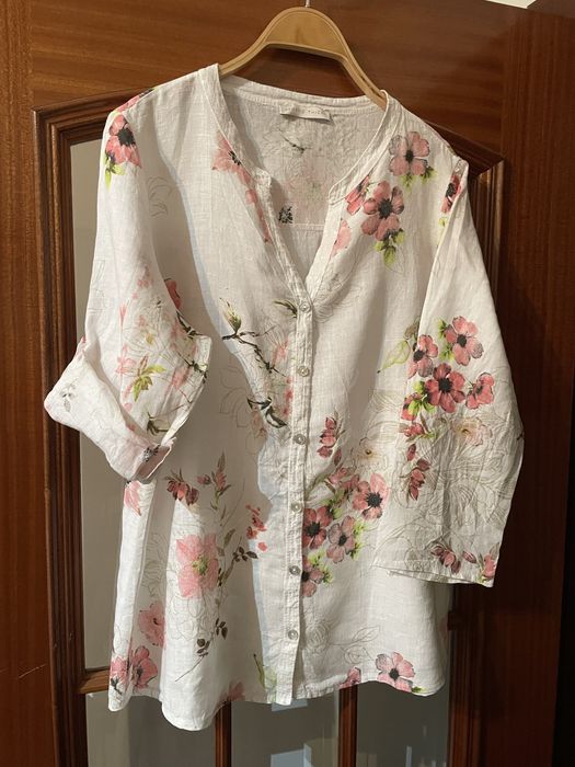 Tunica em linho de senhora