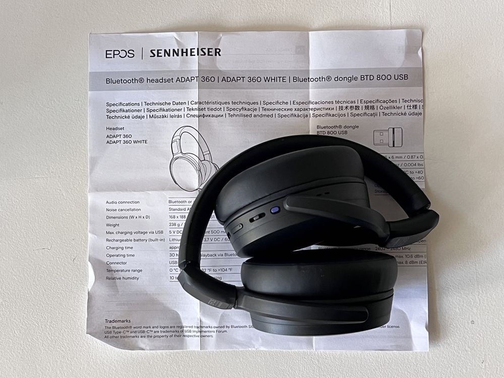 Fones NOVOS com bluetoth e redução de ruído