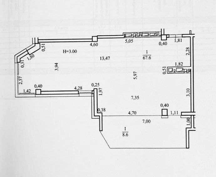 777 Продам 76м2  ЖК Comfort City  Рыбинский , 3-й этаж.