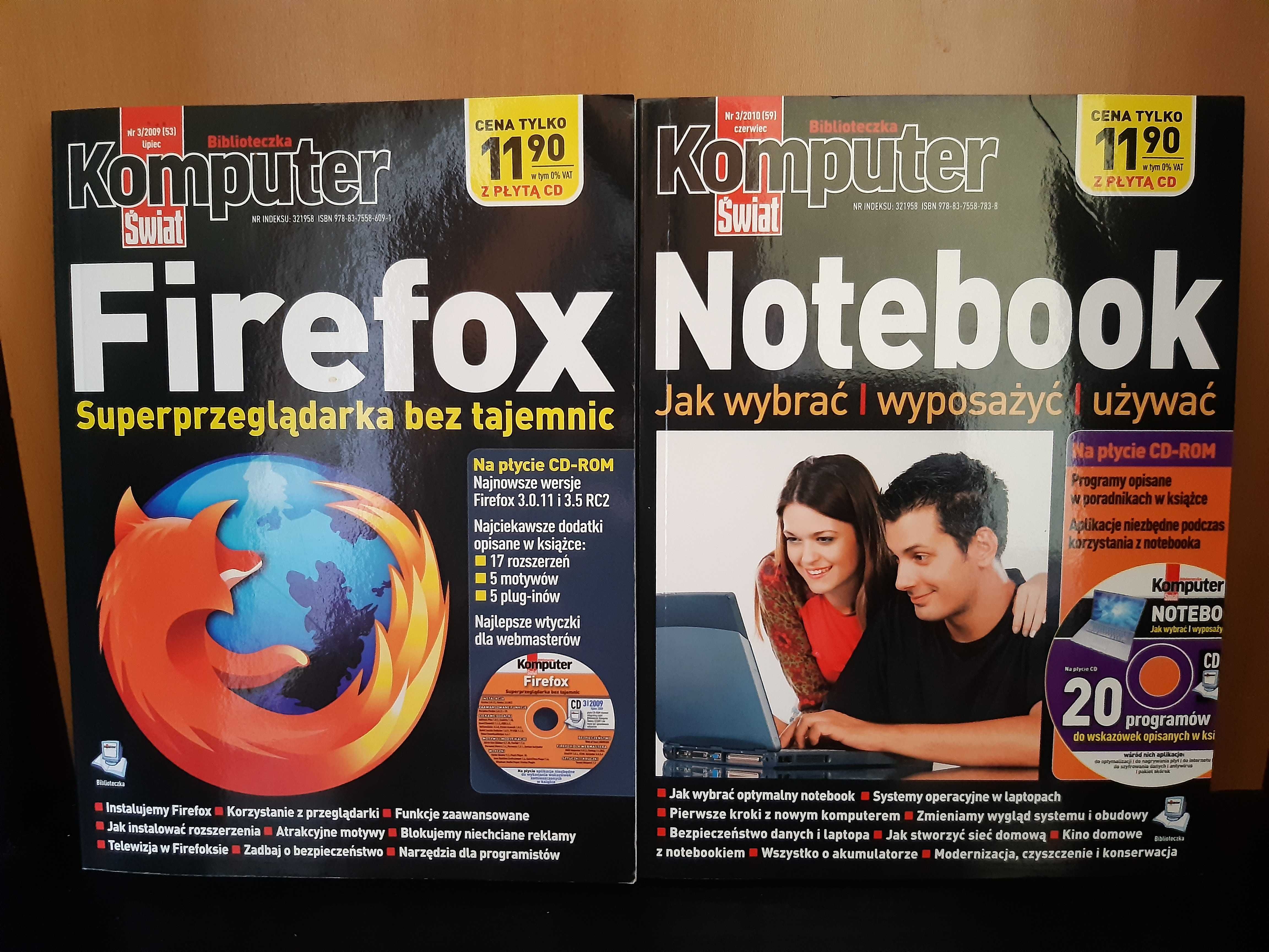 Biblioteczka Komputer Świat: Firefox, Notebook