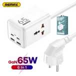 Зарядное 65W Remax удлинитель сетевой зарядка кабель MacBook iphone