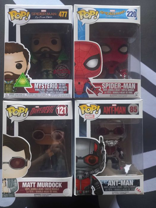Marvel FUNKO POPS - Spider-Man, Mysterio, Ant-Man