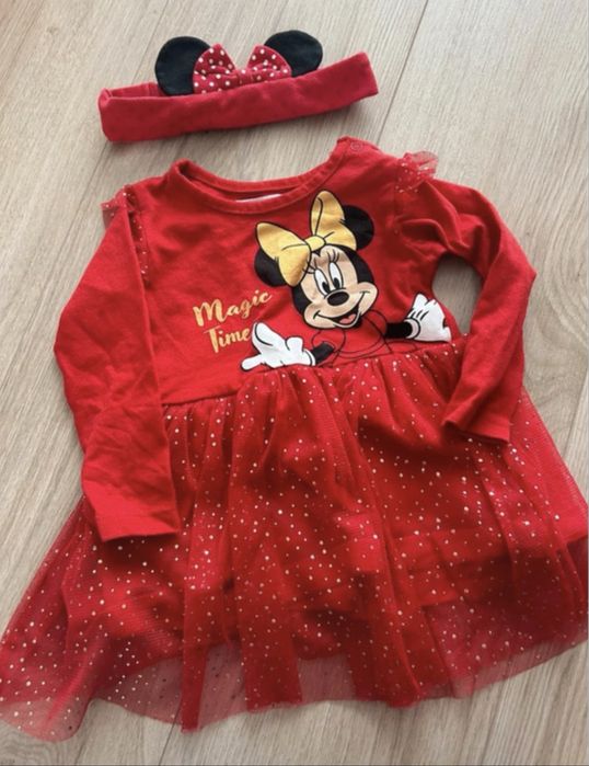 Sukieneczka Minnie z opaska 68 74