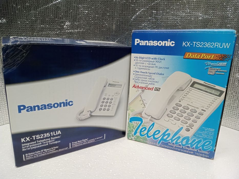 Телефонні апарати Panasonic з дисплеями. НОВІ!
