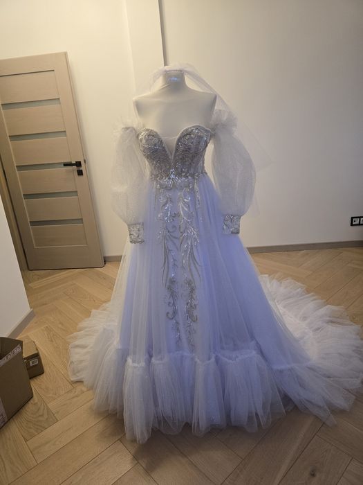 Suknia ślubna boho glamour