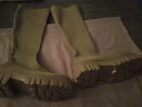 Botas de Senhora Cano Alto em Tecido Marca Cuccoo