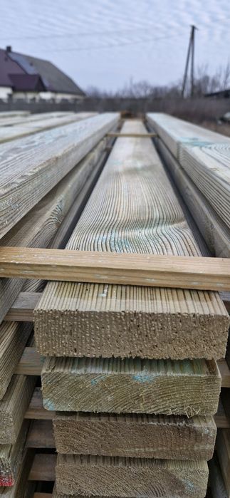 Deski kantówki krawędziaki 35x120x2500 mm 3,5x12x250 cm 2,5m